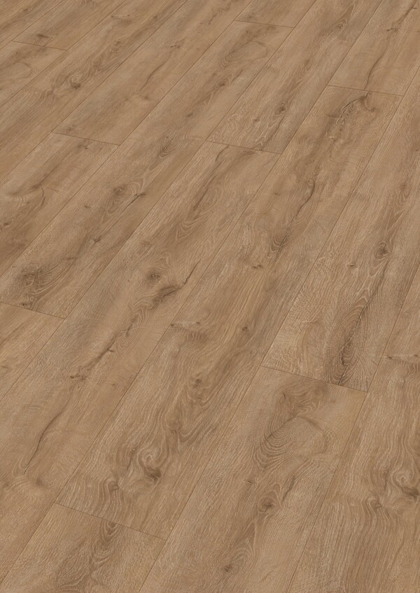 Klikkvinyl gulv i eik Rare groove med trestruktur og beige fargetone