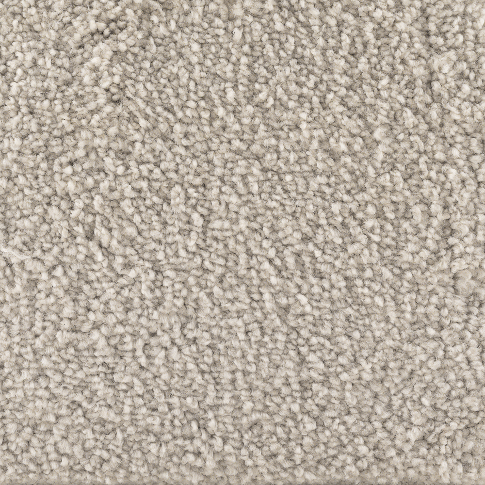 Teppeflis Mingle Square Blond 50x50 i hvit velour