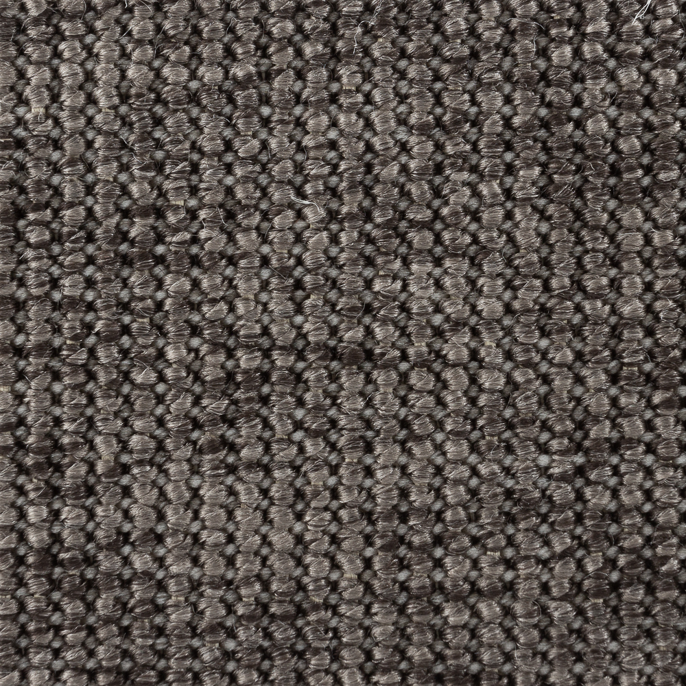 Vevd terrasseteppe i brun polypropylen