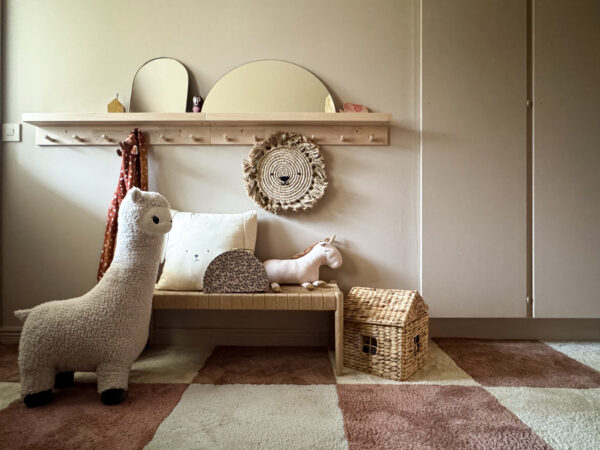 Teppeflis Mezzo Square – Blond 50x50 - Bilde 3