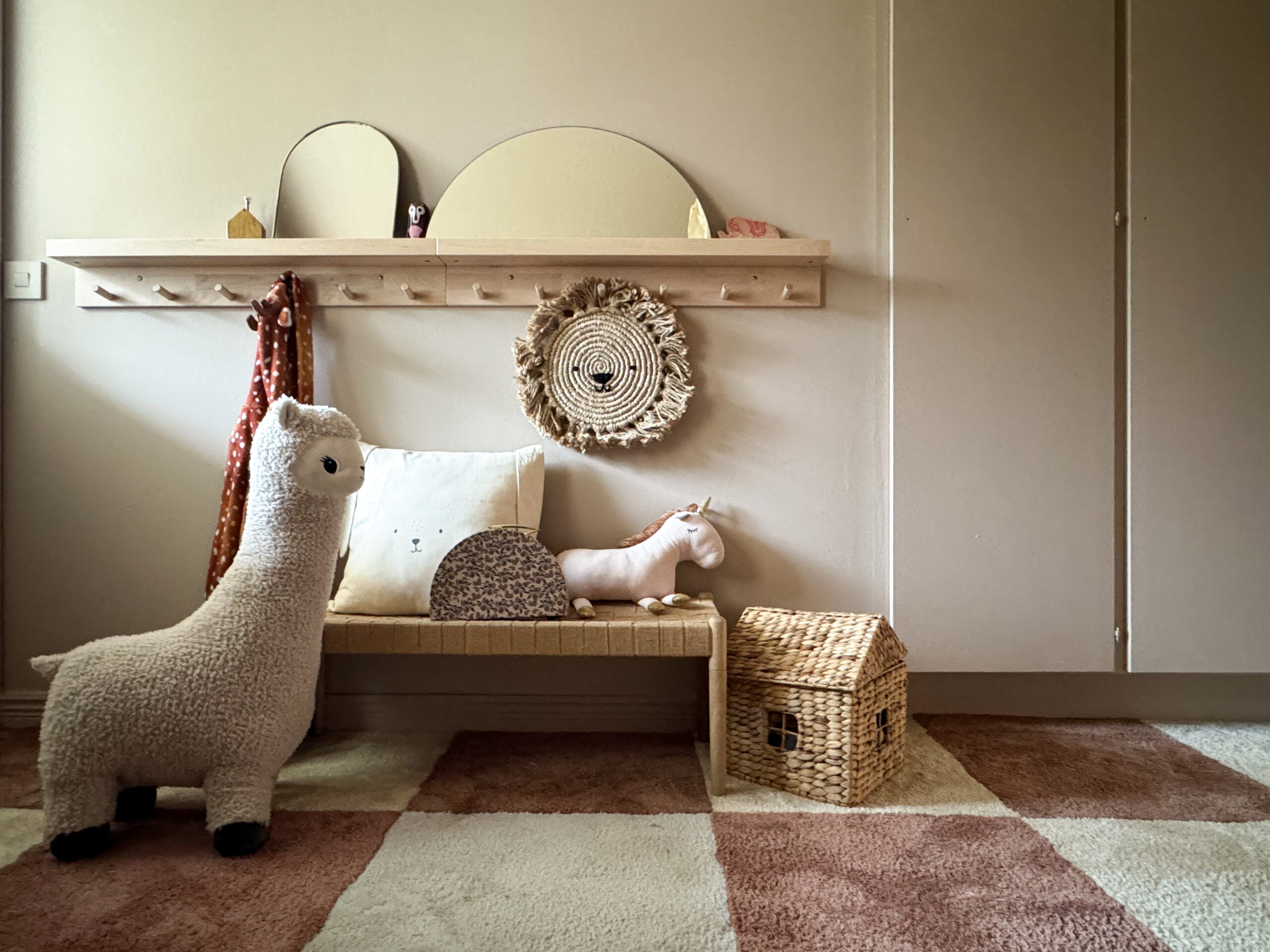 Teppeflis Mezzo Square – Blond 50x50 - Bilde 3