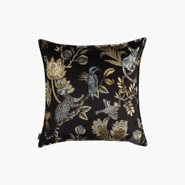 Ardmore Camp Critters Brass putetrekk i fløyel 60x60 cm med dyremønster