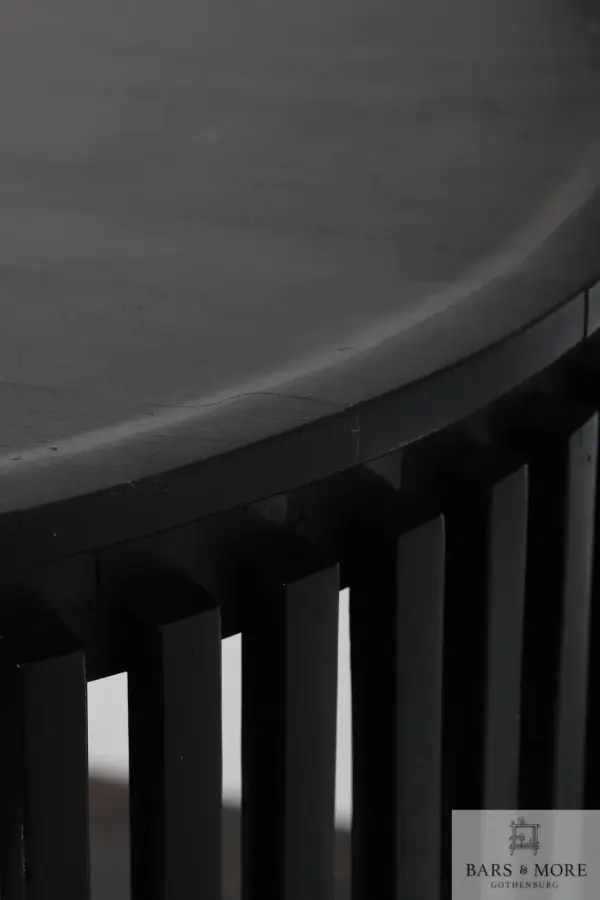 Monpellier høy ribbet bartralle - Sort - Bilde 5