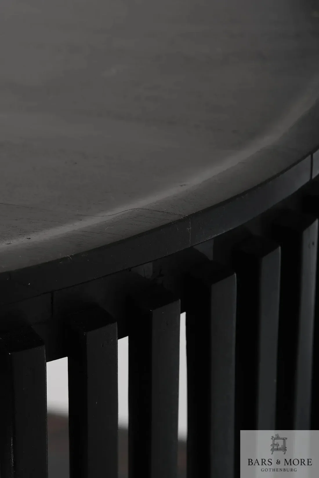 Monpellier høy ribbet bartralle - Sort - Bilde 5