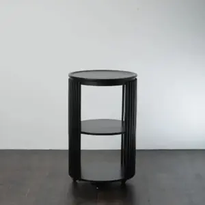 Monpellier høy ribbet bartralle - Sort - Bilde 2