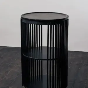 Monpellier høy ribbet bartralle - Sort - Bilde 4