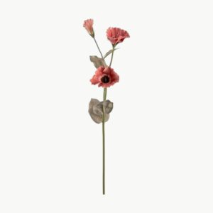 Kunstig prærieklocka i brun med stilk, 60 cm