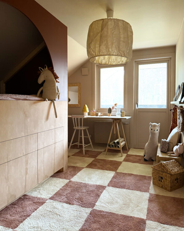 Teppeflis Mezzo Square – Blond 50x50 - Bilde 2