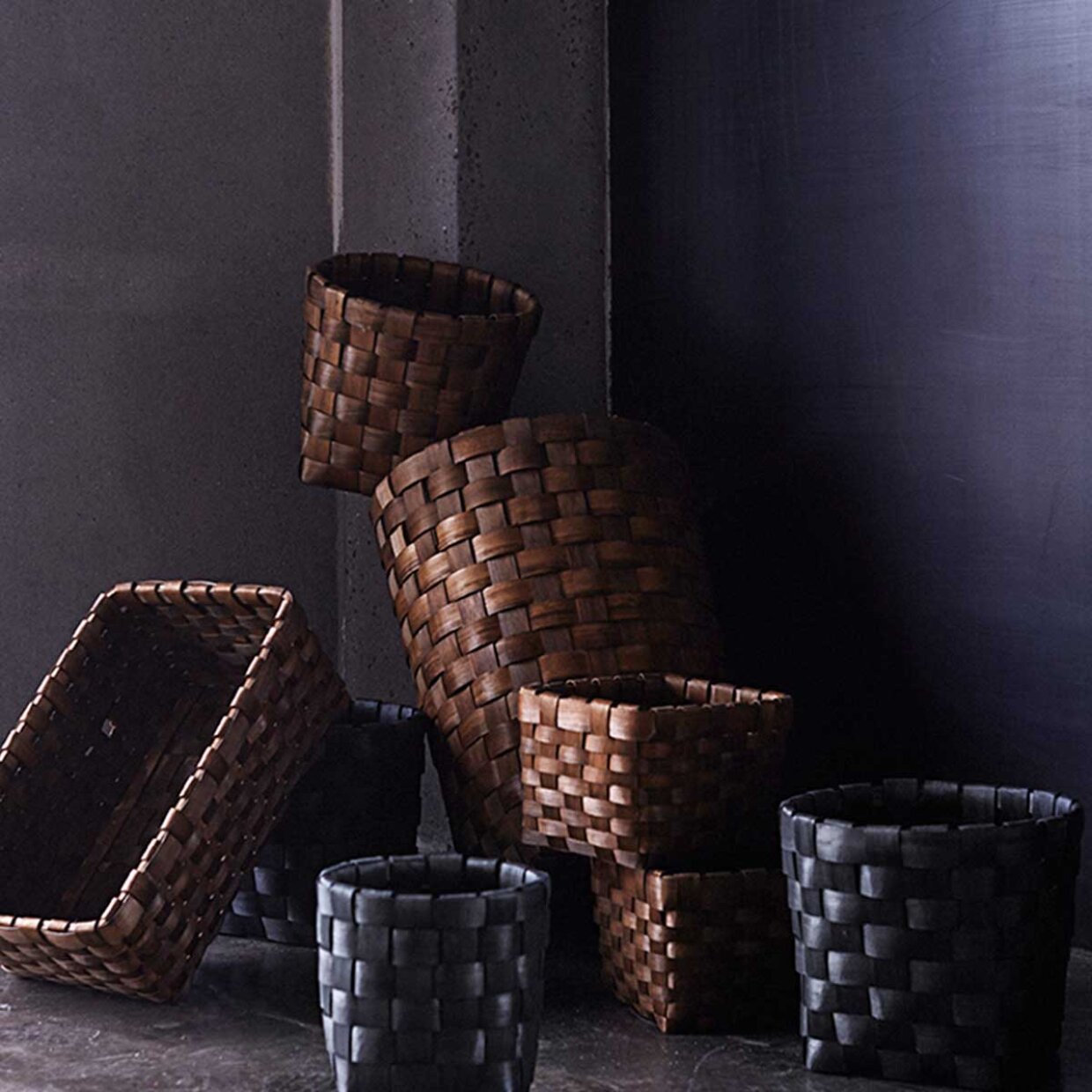 Kurv Sort Rund s/5 - Bilde 2