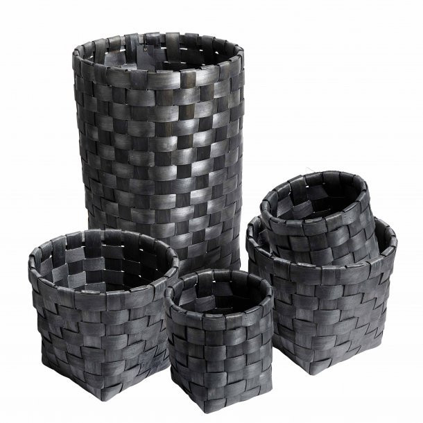 Kurv Sort Rund s/5 - Bilde 3