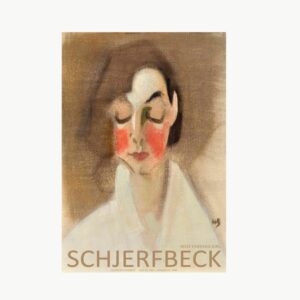 Plakat Rosy Cheeked Girl av Helene Schjerfbeck med hvit kant