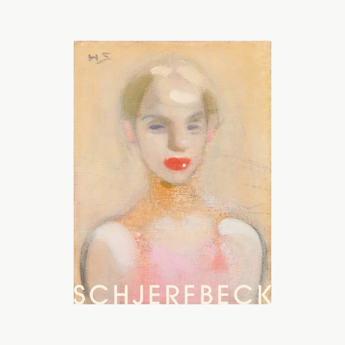 Plakat Circus Girl 1916 av Helene Schjerfbeck med hvit kant
