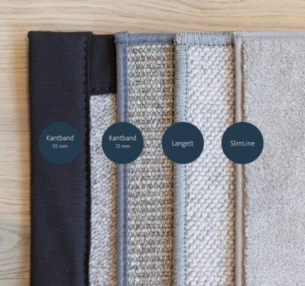 Kanting til teppe | SlimLine tilpasset farge - Bilde 6