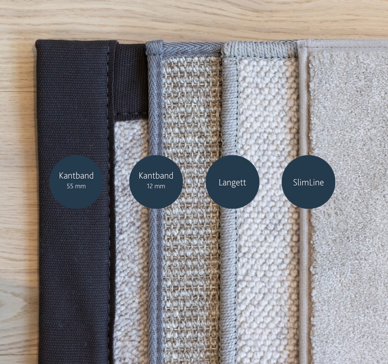 Kanting til teppe | SlimLine tilpasset farge - Bilde 6