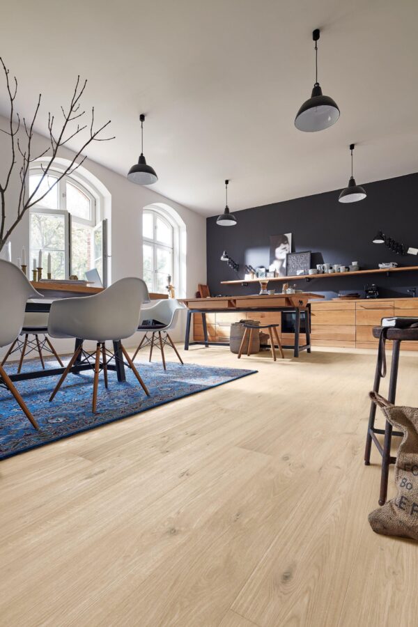 Parkett Eik Authentic Hvitkalket 09003 – PD 400 – Ultramattlakk