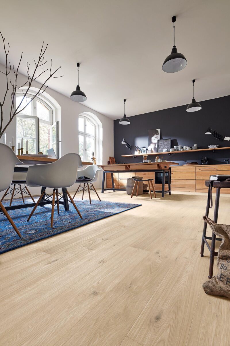 Parkett Eik Authentic Hvitkalket 09003 – PD 400 – Ultramattlakk