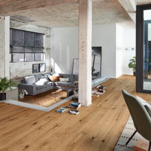 Parkett Eik Authentic Lett Røkt 09027 – PD 400 – Naturlig Oljet - Bilde 1