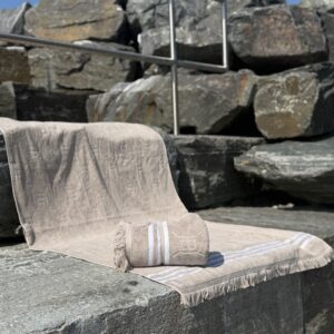 Halvor Bakke Mølen Håndklede 100x180 Pure Cashmere Beige - Bilde 2