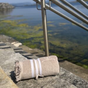 Halvor Bakke Mølen Håndklede 100x180 Pure Cashmere Beige - Bilde 4