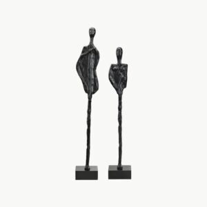 Artwood La Coppia Statue 2-sett Black