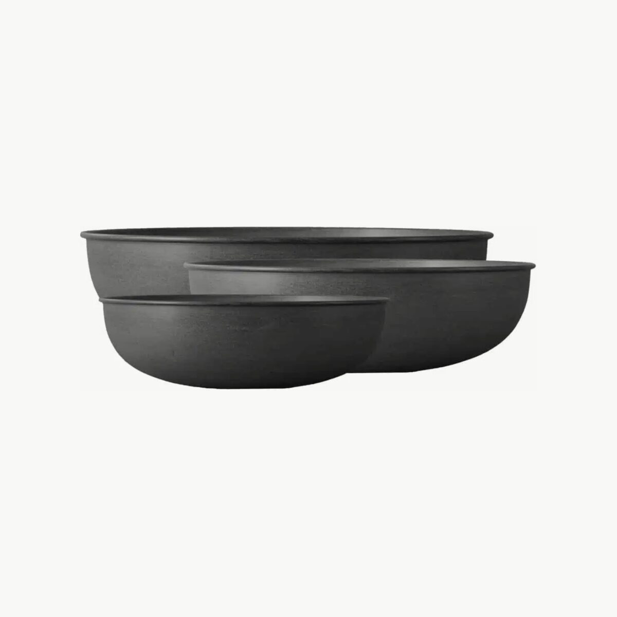 Out Bowl 3-set, Black