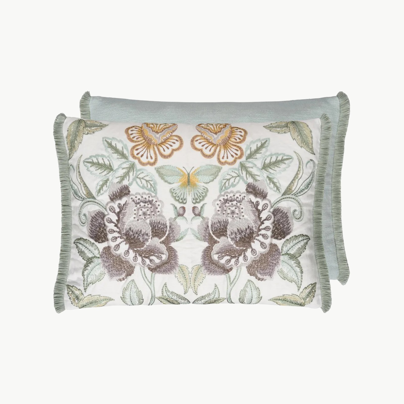 Isabella Embroidered Cameo Pute 45x60cm