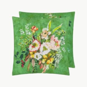 Margaretta Linen Pute Emerald