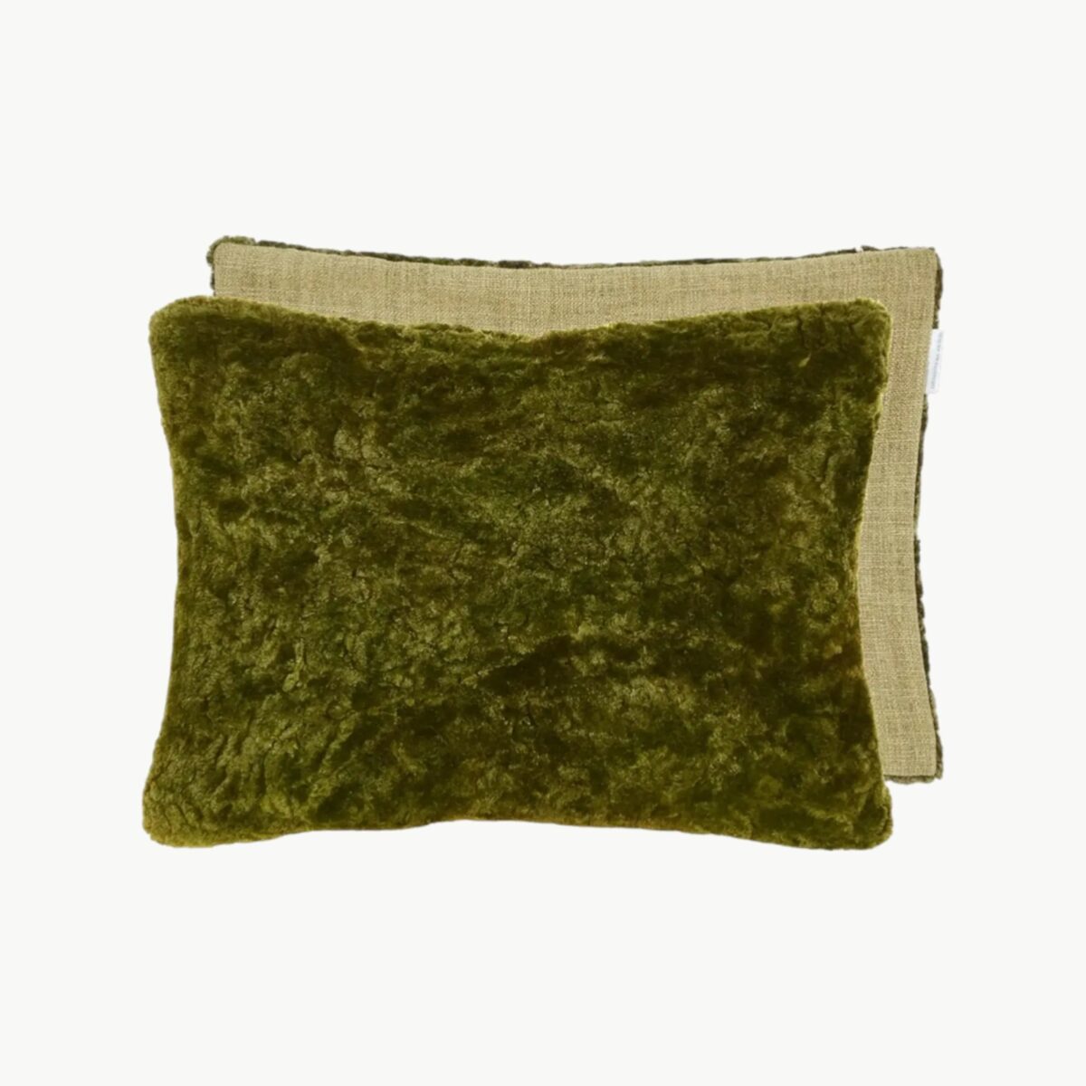 Grønn mose farget pyntepute fra Designers Guild