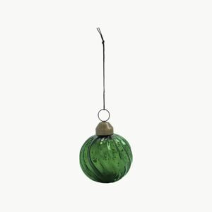 House Doctor Julekule Twist Grønn Ø8cm