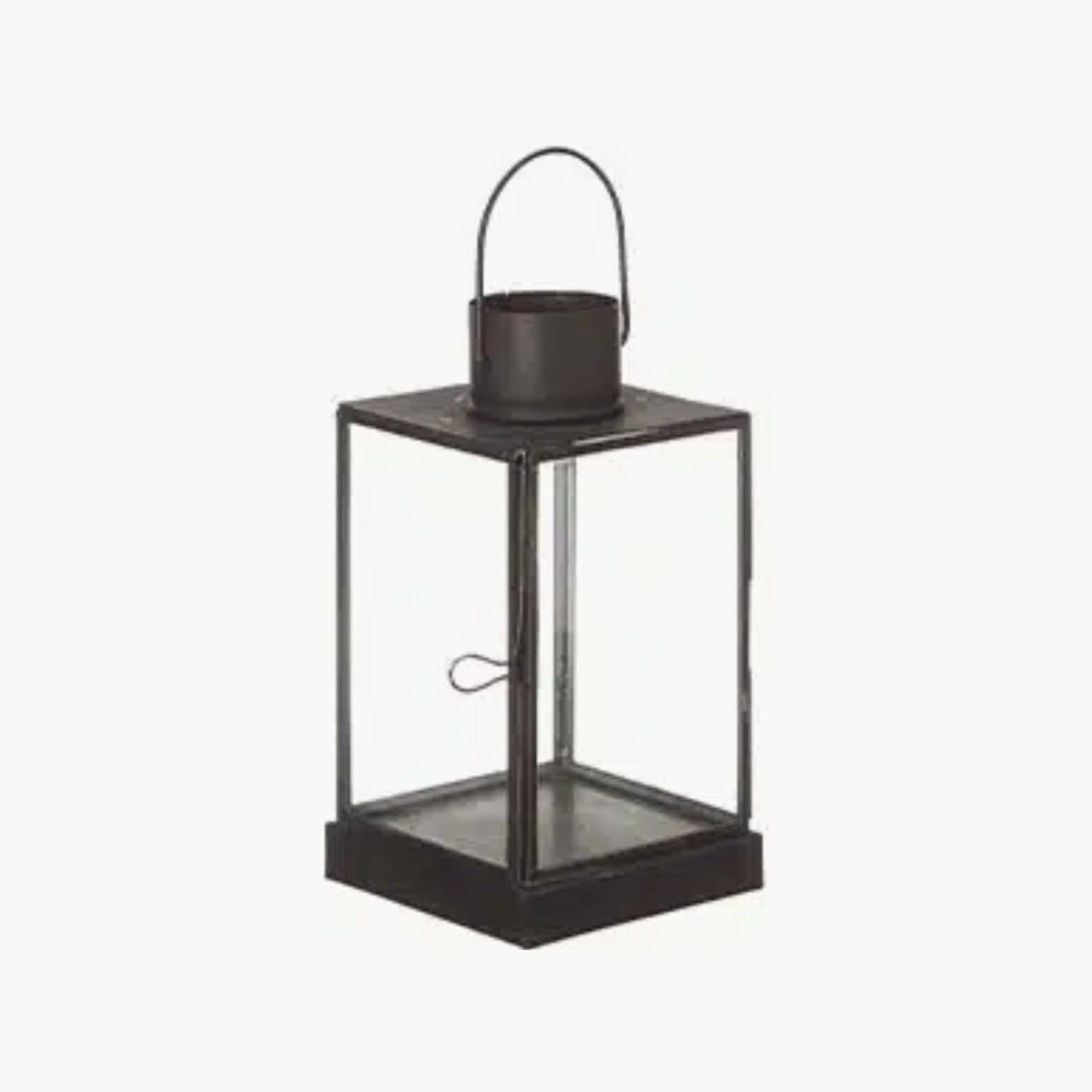Wikholm Gita Lykt Antikk Sort H20cm