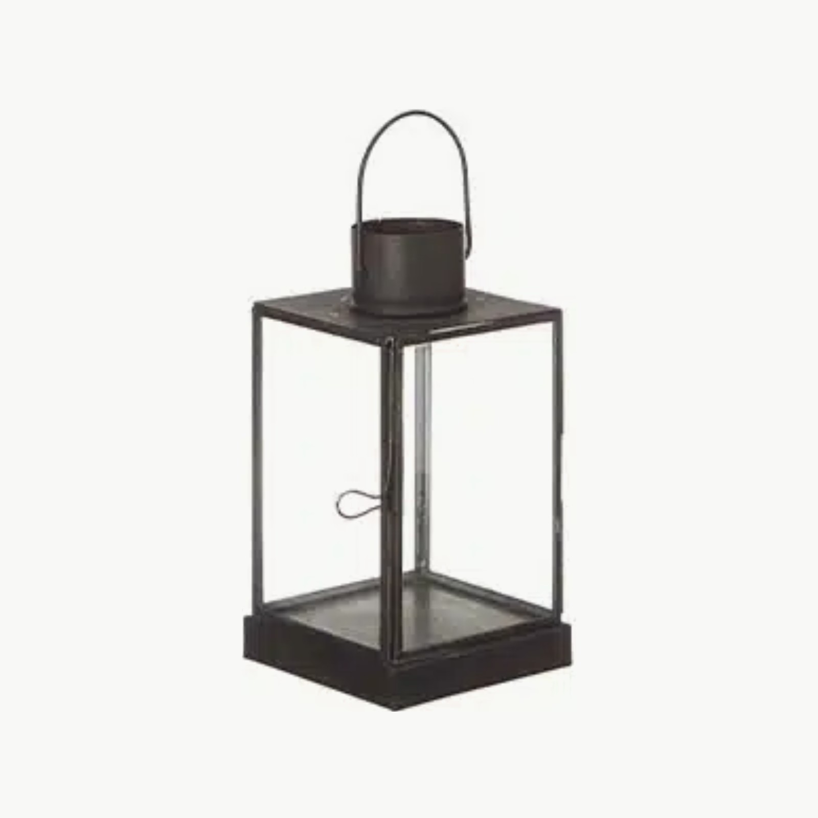 Wikholm Gita Lykt Antikk Sort H20cm