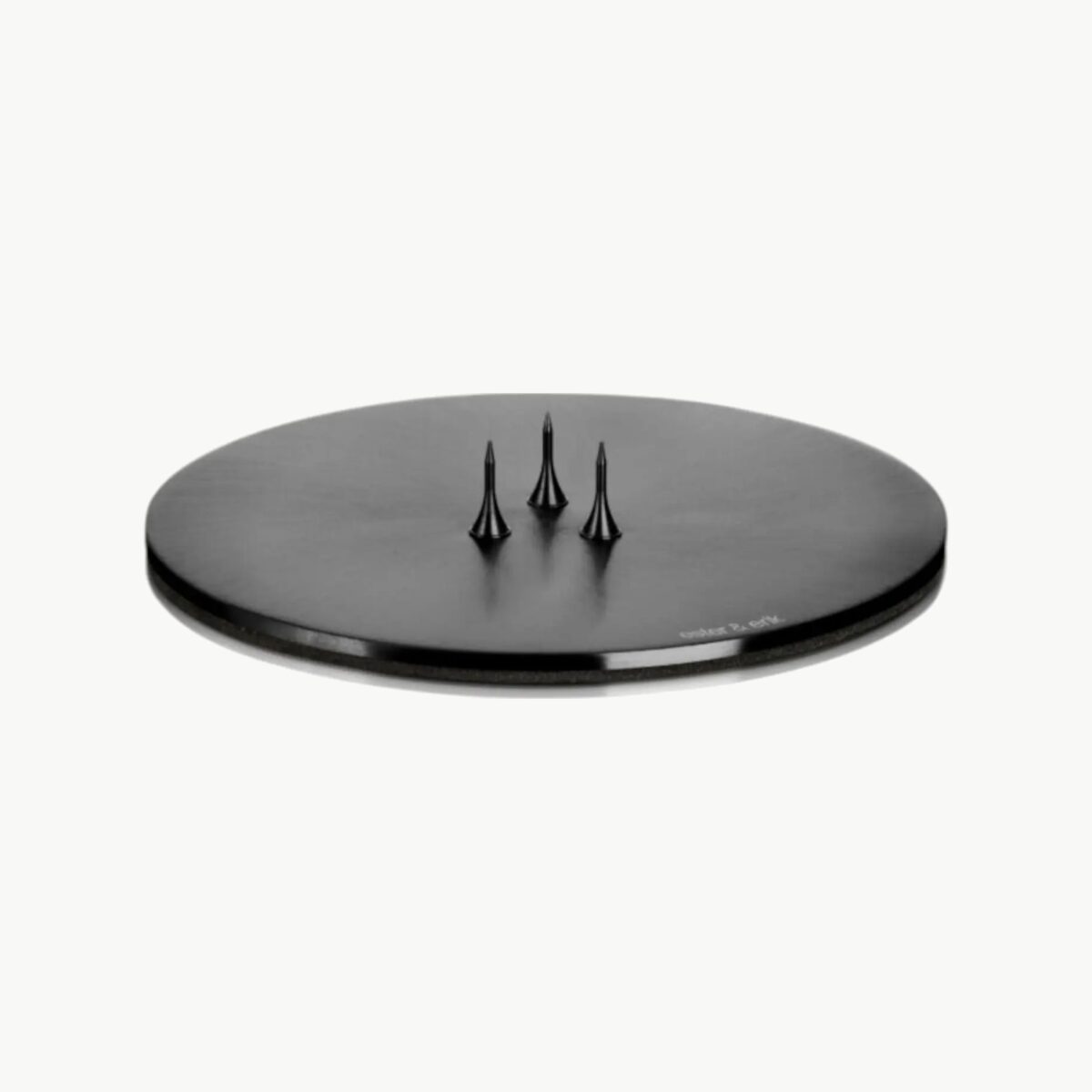 Lysfat Sort Matt 12cm