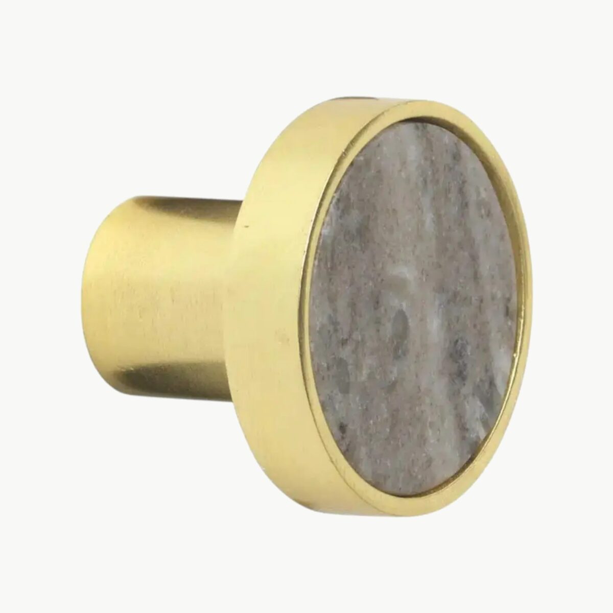 Marmorknott L Beige/Gold