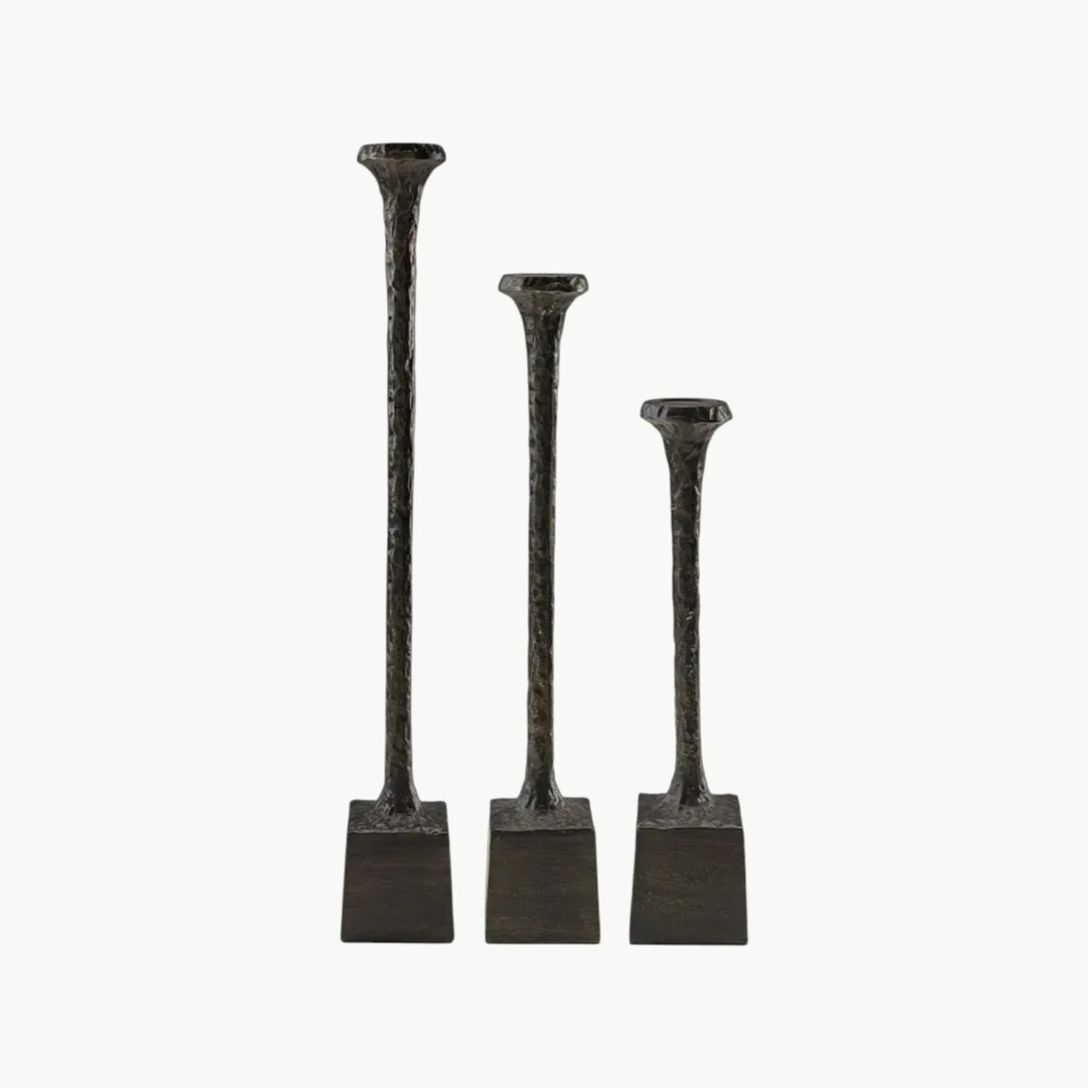 Candela Lysestaker Antikk Bronse 3-set