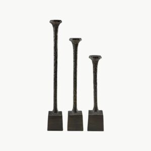 Candela Lysestaker Antikk Bronse 3-set