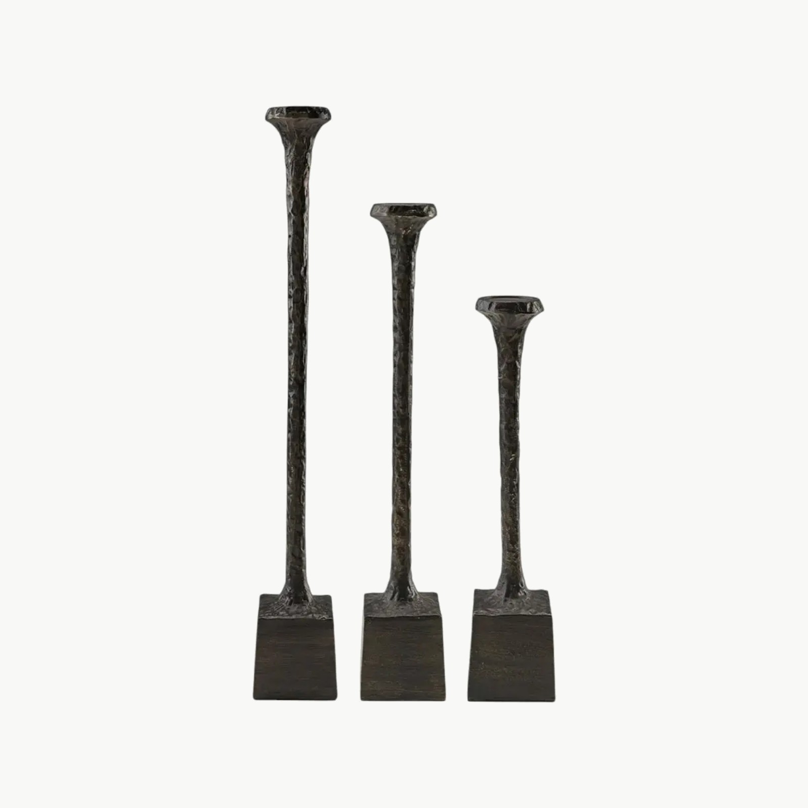 Candela Lysestaker Antikk Bronse 3-set