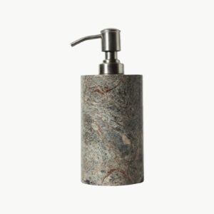 Muubs Vita såpedispenser Seagrass i marmor med grønne og naturlige toner