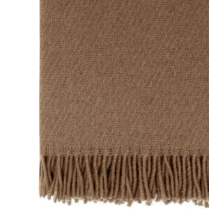 Falketind Ullpledd Lys Karamell 120x180cm - Bilde 3