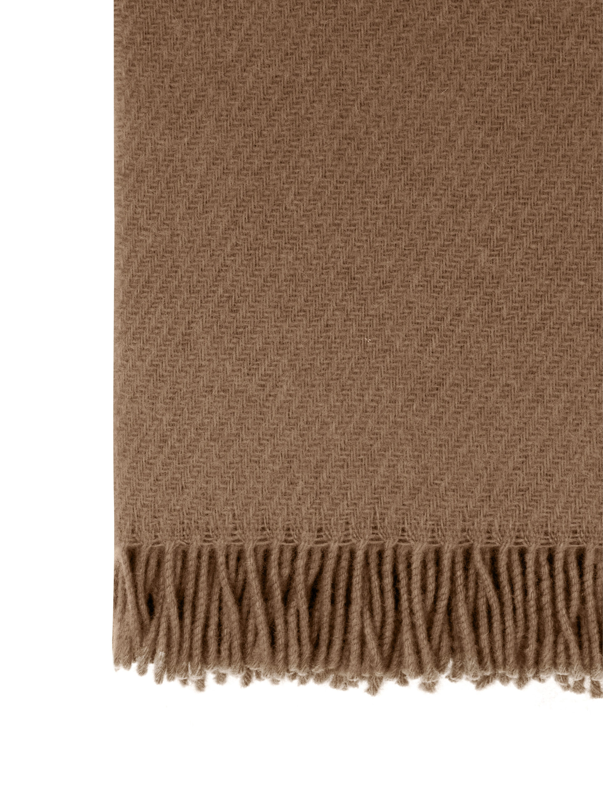 Falketind Ullpledd Lys Karamell 120x180cm - Bilde 3