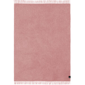 Falketind Ullpledd Varm Rosa 120x180cm – detaljbilde av stoffet