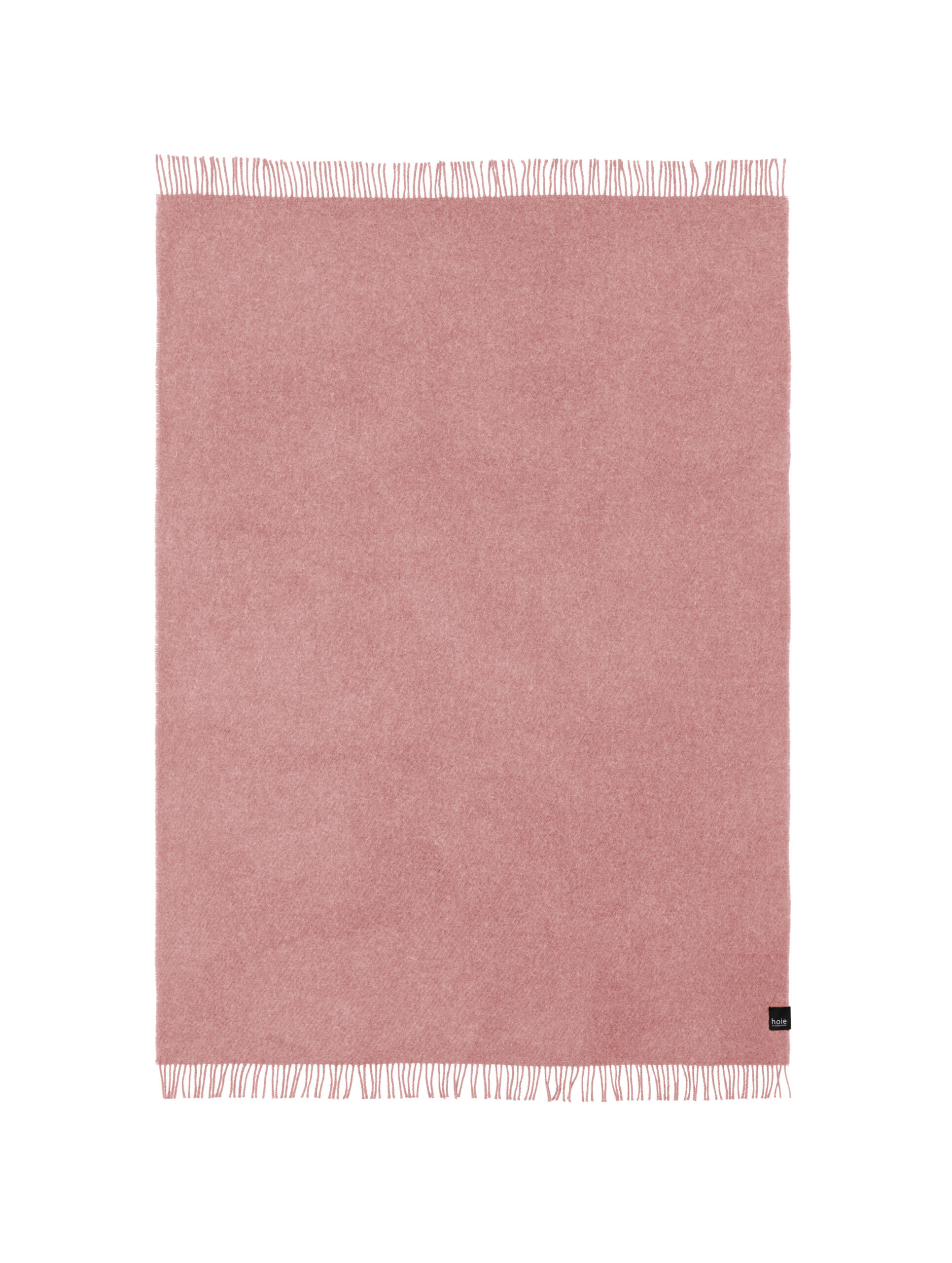 Falketind Ullpledd Varm Rosa 120x180cm – detaljbilde av stoffet