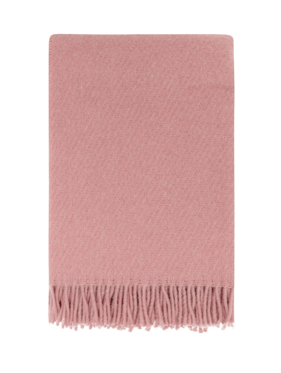 Falketind Ullpledd Varm Rosa 120x180cm