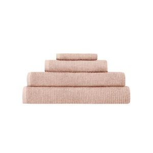 Moment Håndkle Dus Rosa – detaljbilde av stoffet