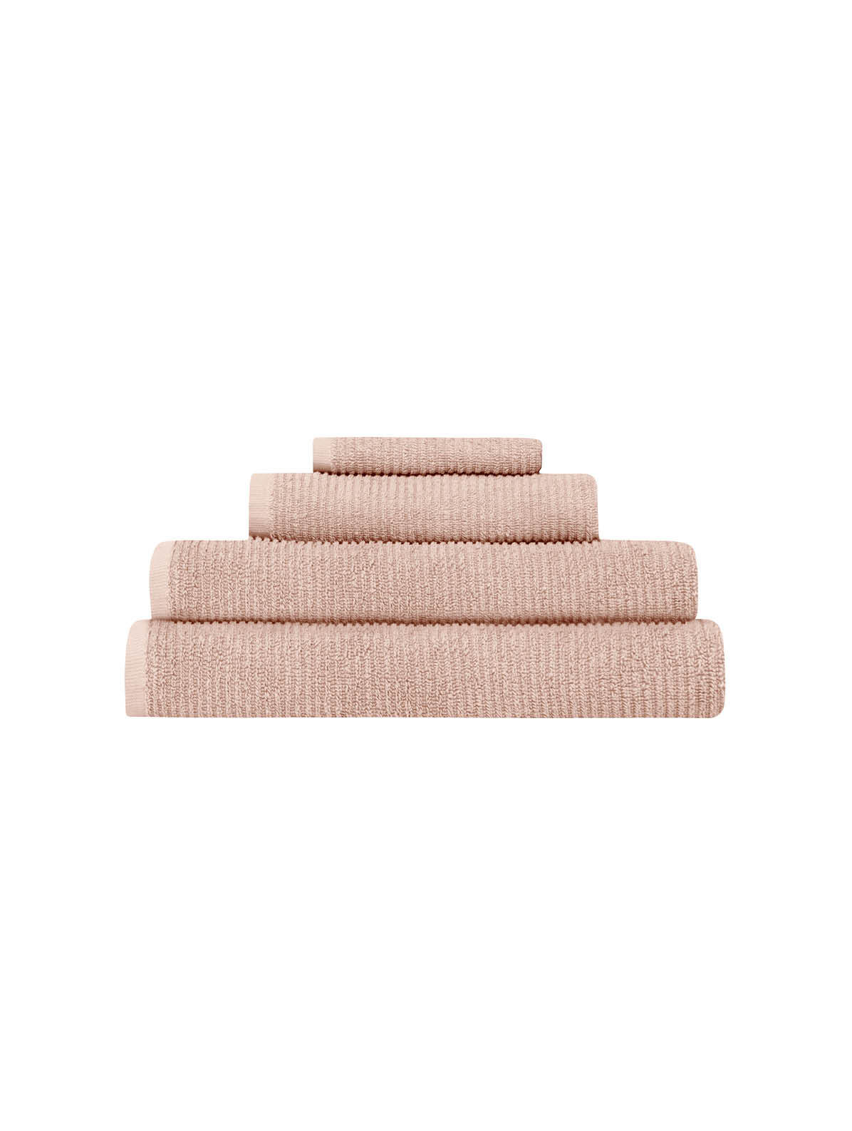 Moment Håndkle Dus Rosa – detaljbilde av stoffet