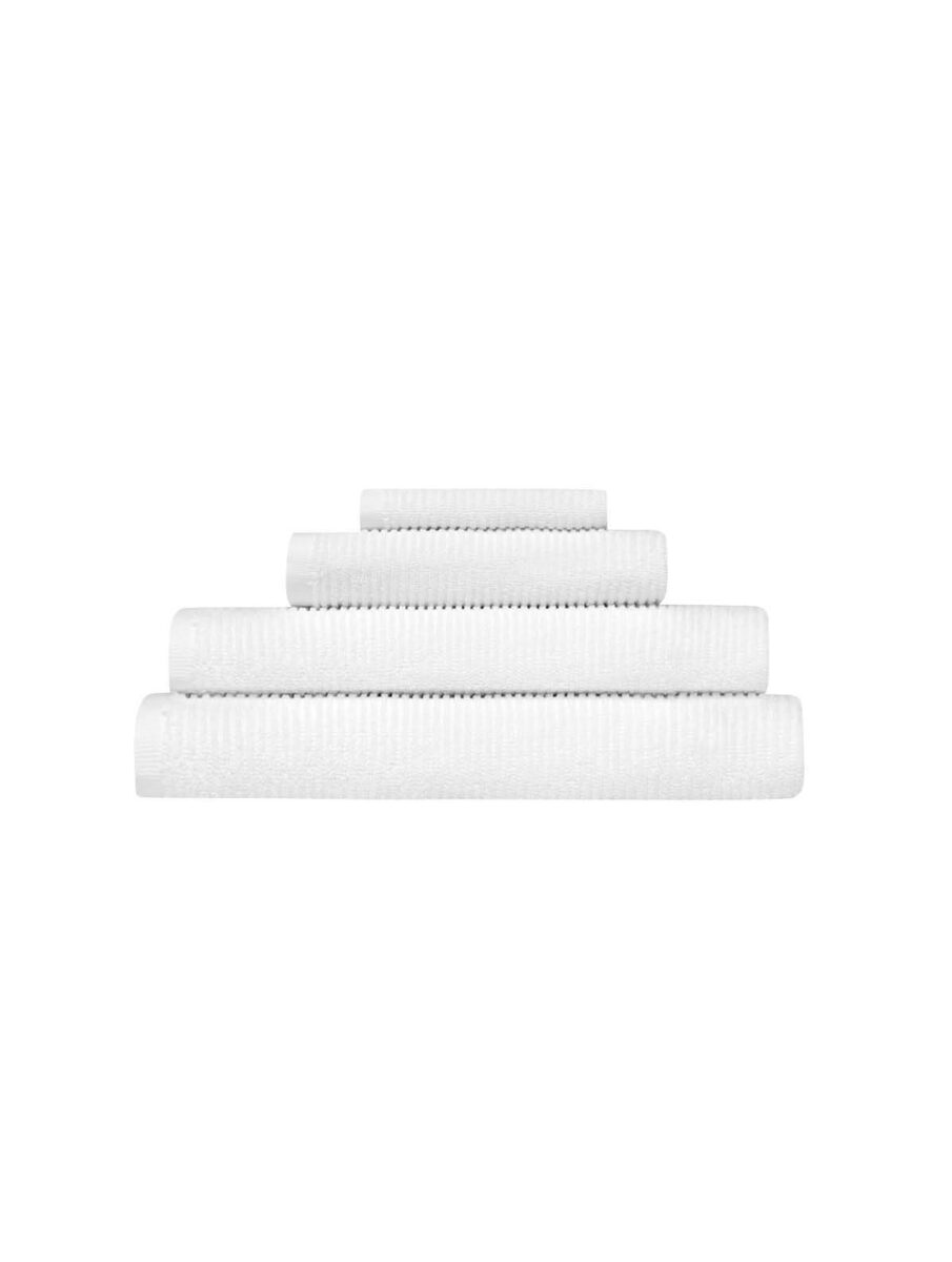 Moment Håndkle Hvit – detaljbilde av stoffet