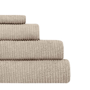 Moment Håndkle Sand – detaljbilde av stoffet