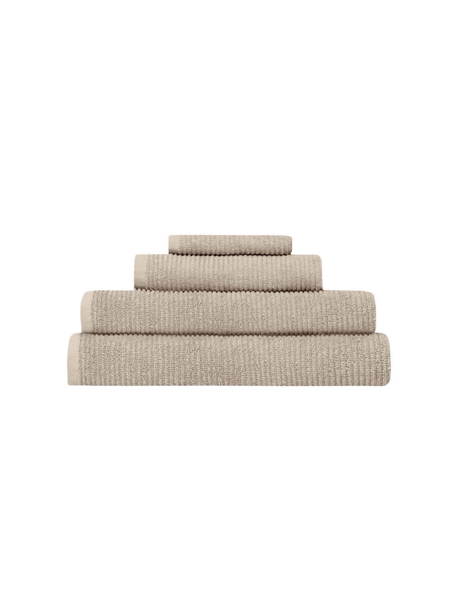 Moment Håndkle Sand – detaljbilde av stoffet