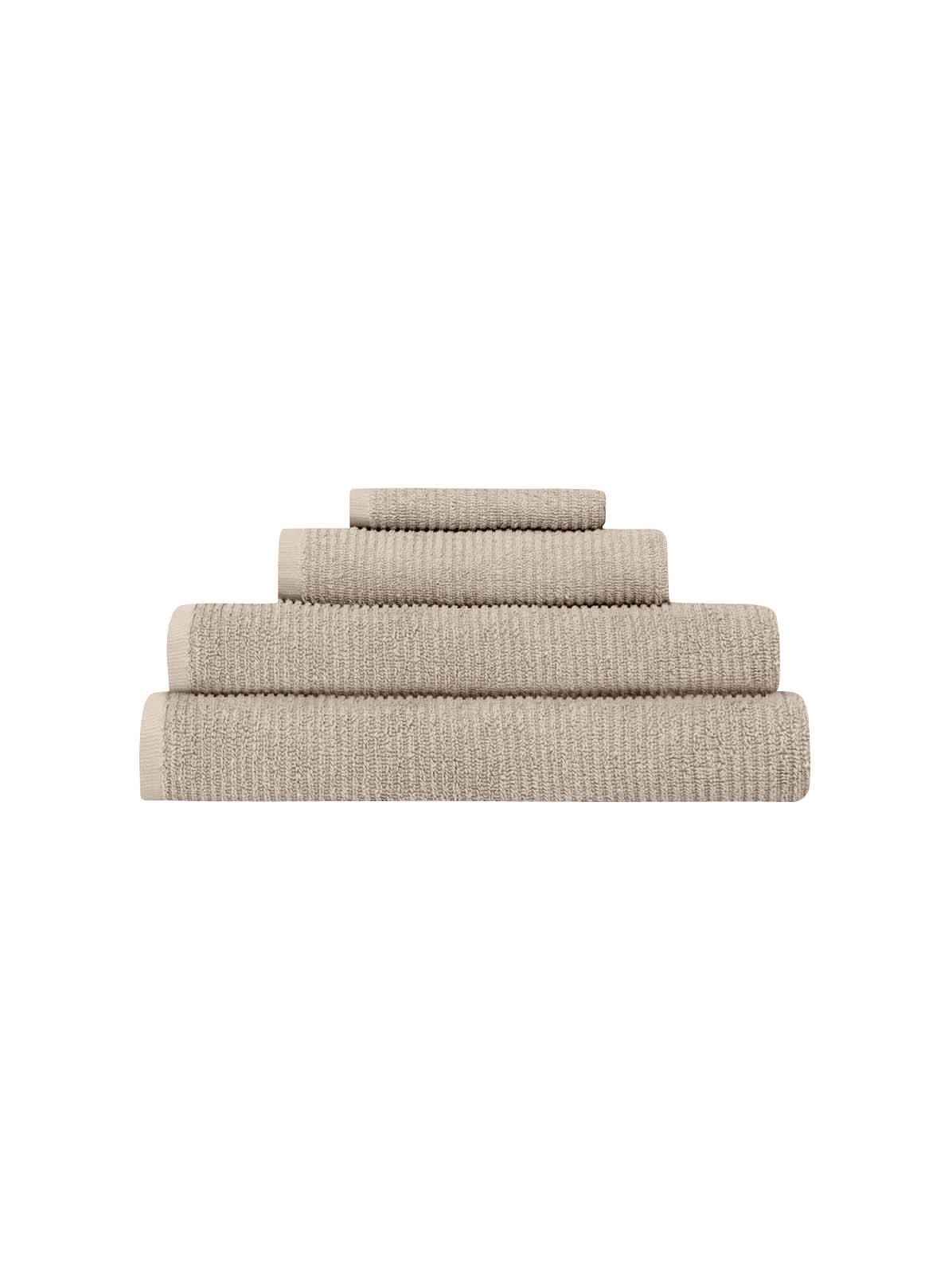 Moment Håndkle Sand – detaljbilde av stoffet