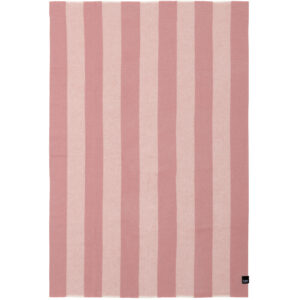 Ringstind Ullpledd Varm Rosa 120x180cm – detaljbilde av stoffet