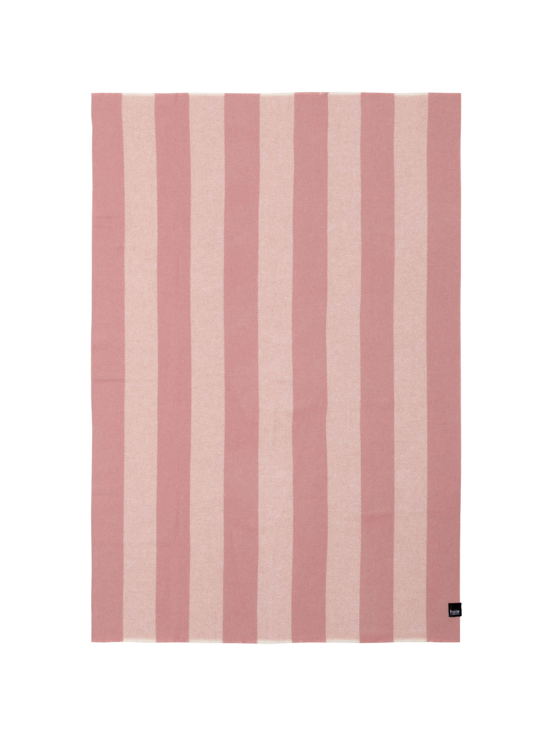 Ringstind Ullpledd Varm Rosa 120x180cm – detaljbilde av stoffet